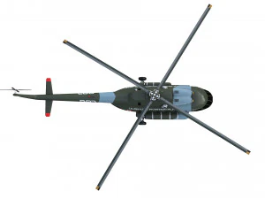 mil mi 8 helicopter 3D Model