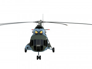 mil mi 8 helicopter 3D Model