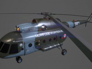 mil mi 8 helicopter 3D Model