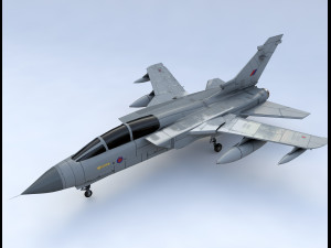 torando gr 1 lightwave fighter jet 3D Model