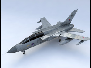 torando gr 1 lightwave fighter jet Model 3D