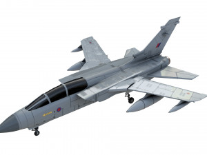 torando gr 1 lightwave fighter jet 3D Model