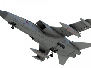 tornado gr 1 avi&oacute;n de combate de onda de luz Modelo 3D