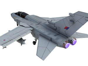 torando gr 1 lightwave fighter jet 3D Model