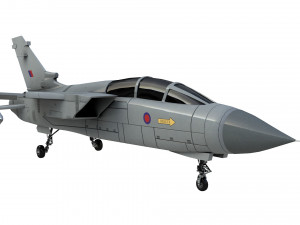torando gr 1 lightwave fighter jet 3D Model