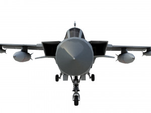 torando gr 1 lightwave fighter jet 3D Model