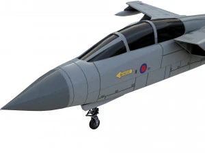 tornado gr 1 avi&oacute;n de combate de onda de luz Modelo 3D