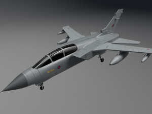 torando gr 1 lightwave fighter jet 3D Model