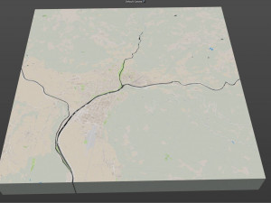 bolzano city italy 20km 3D 모델