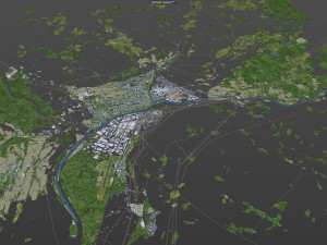 bolzano city italy 20km 3D 모델