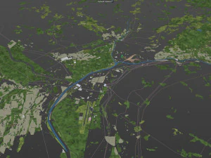 Больцано місто Італія 20 км 3D Модель