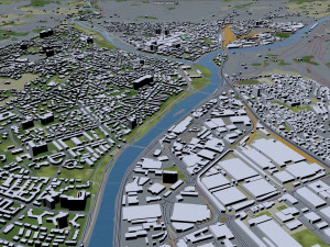 bolzano city italy 20km 3D 모델