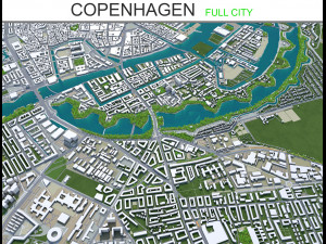 copenhagen 30km 3D Model