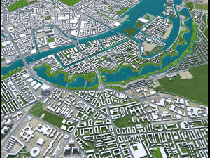 copenhagen 30km 3D Model