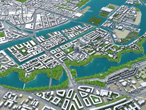 copenhagen 30km 3D Model