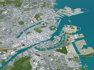 copenhagen 30km 3D Model
