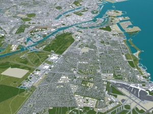copenhagen 30km 3D Model