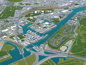 copenhagen 30km 3D Model