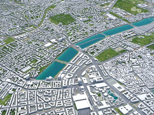 copenhagen 30km 3D Model