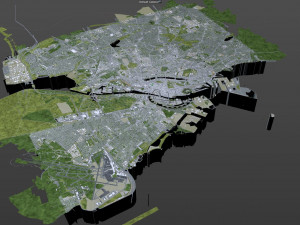 copenhagen 30km 3D Model
