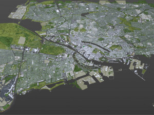 copenhagen 30km 3D Model
