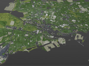 copenhagen 30km 3D Model