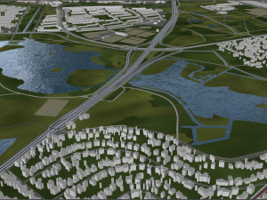 copenhagen 30km 3D Model