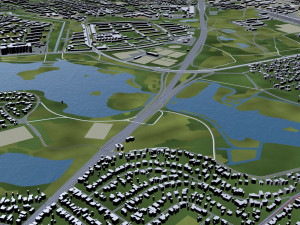 copenhagen 30km 3D Model