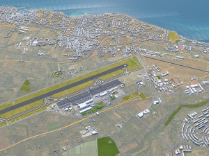 Bari city italy 30km Model 3D