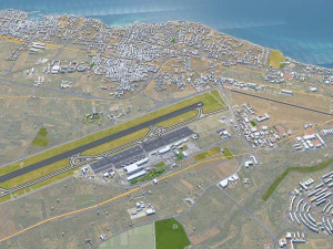 Bari city italy 30km 3D Model