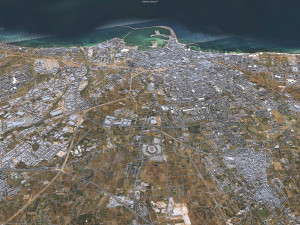 Bari city italy 30km Model 3D