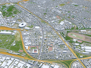 Budapest city hungary 60km 3D Модель