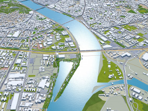 Budapest city hungary 60km 3D Модель