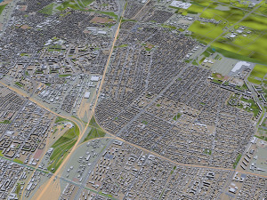 Budapest city hungary 60km 3D Модель