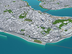 stanbul city turkey 100 km Modelo 3D