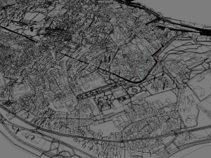 stanbul city turkey 100 km 3D Model