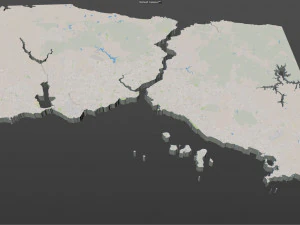 stanbul city turkey 100 km 3D Model