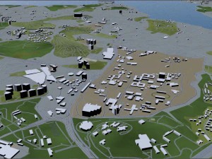 stanbul city turkey 100 km 3D Model