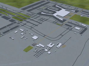 stanbul city turkey 100 km 3D Model