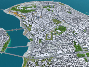 stanbul city turkey 100 km Modelo 3D
