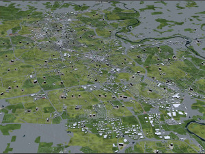 kitchener city canada 40 km 3D Модель