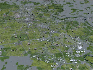 kitchener city canada 40 km 3D Model