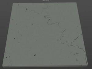 kitchener city canada 40 km 3D Model