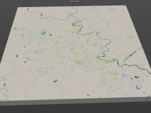 kitchener city canada 40 km 3D Модель