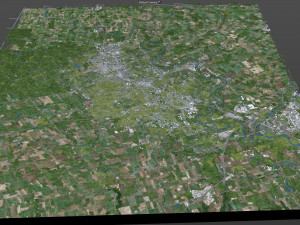 kitchener city canada 40 km 3D Модель