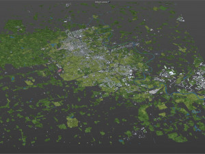 kitchener city canada 40 km 3D Модель