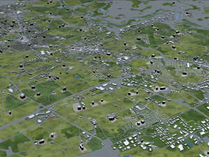 kitchener city canada 40 km 3D Модель