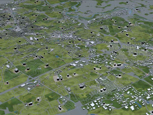 kitchener city canada 40 km 3D Model