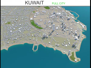 Кувейт 220 км 3D Модель