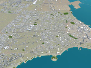 kuwait city 220 km 3D Model